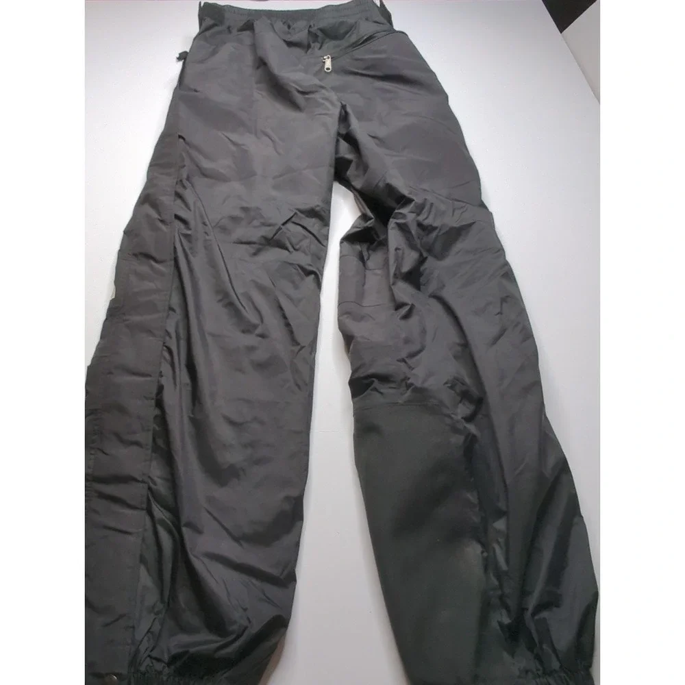 Vtg The North Face GORE-TEX Mountaineering Pants S Black Full Side Zip SKi Snow